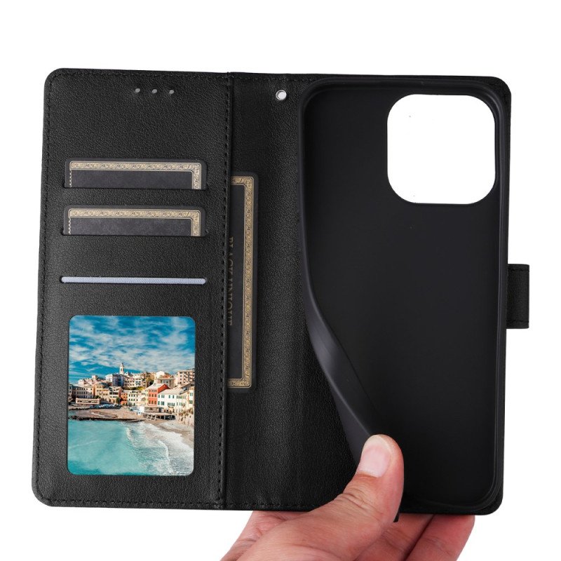 Fodral För Realme Note 60 Enfärgad Konstläder