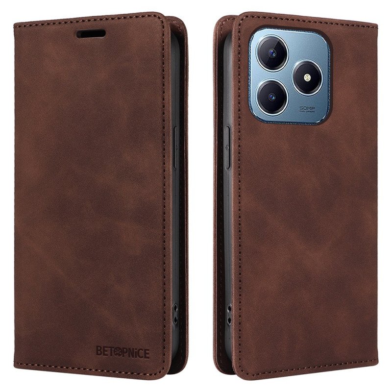 Folio-fodral Realme Note 60 Rfid-blockerande Betopnice