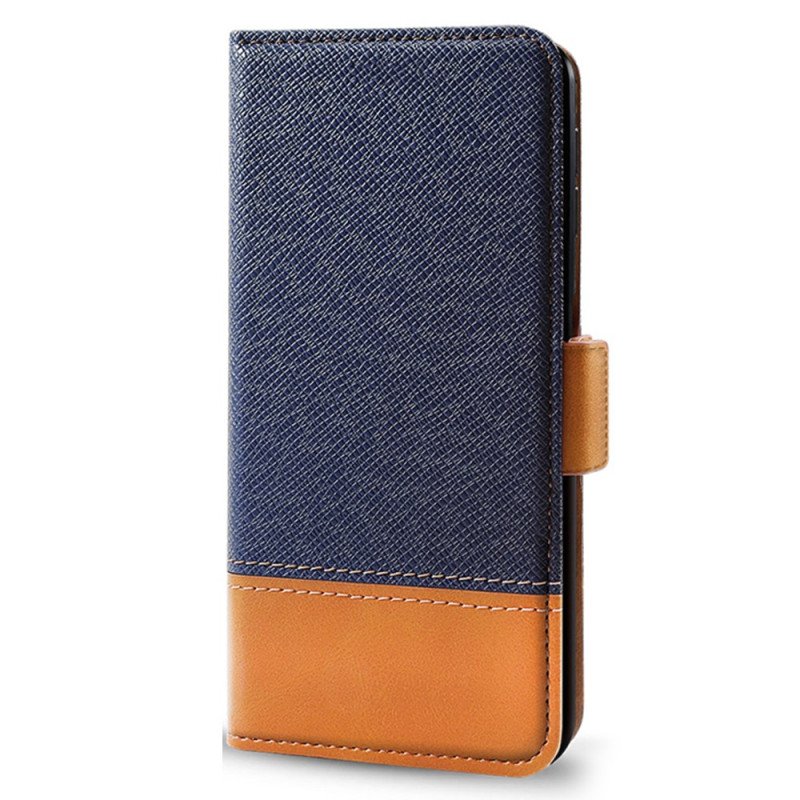 Läderskal Fodral Realme Note 60 Tvåfärgad