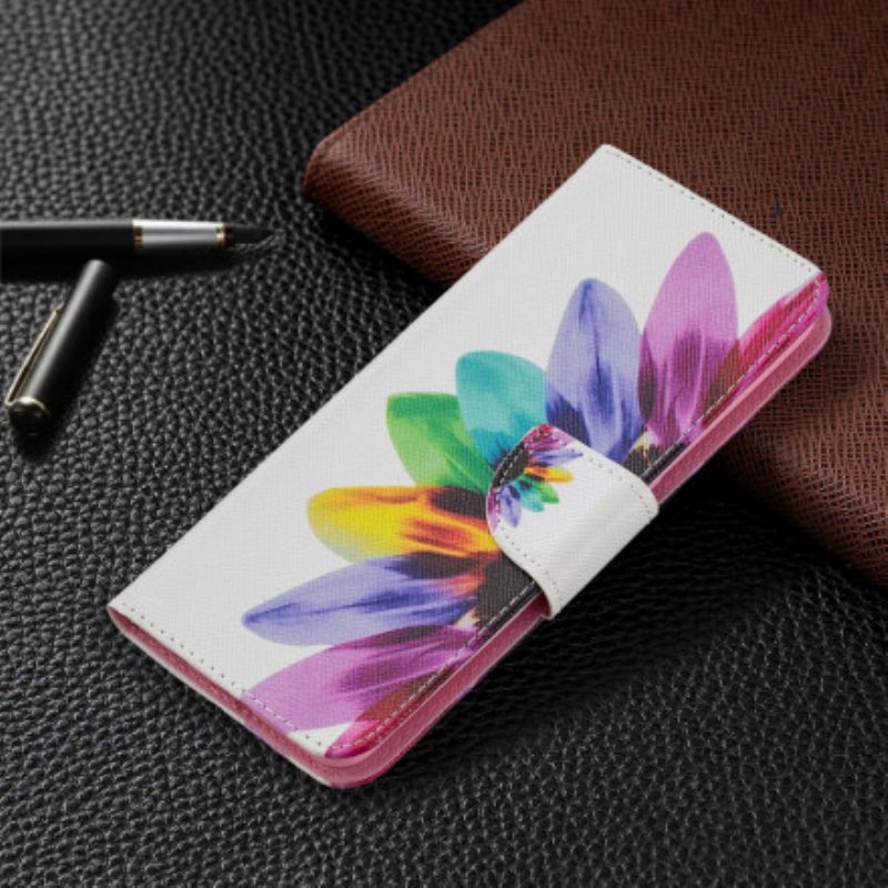 Fodral Oppo A94 5G Akvarell Blomma