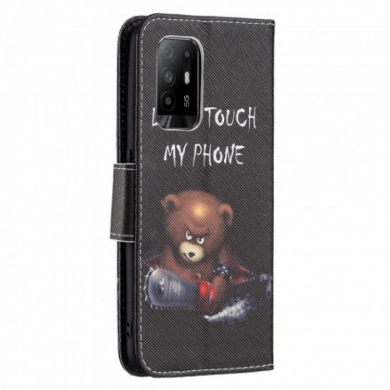 Fodral Oppo A94 5G Farlig Björn
