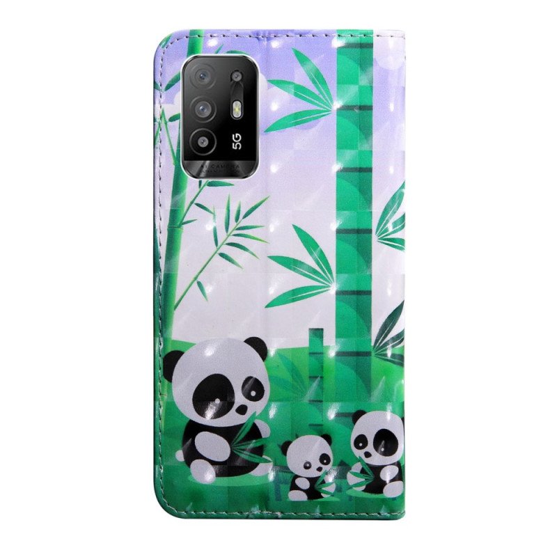 Fodral Oppo A94 5G Panda Med Snodd