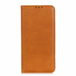 Folio-fodral Oppo A94 5G Läderfodral Elegance Split Läder