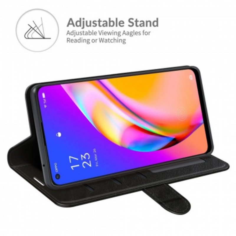 Läderfodral Oppo A94 5G Ultra Konstläder