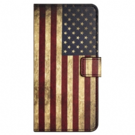 Fodral Samsung Galaxy S24 Fe Vintage Amerikansk Flagga