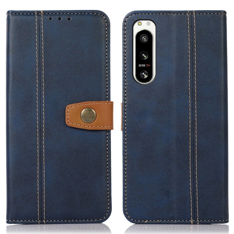 Folio-fodral Sony Xperia 5 IV Med Rem