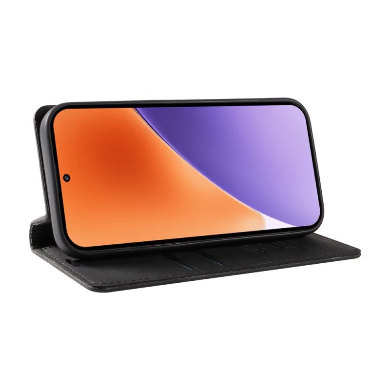 Folio-fodral För Xiaomi 15 Yikatu Mockaeffekt