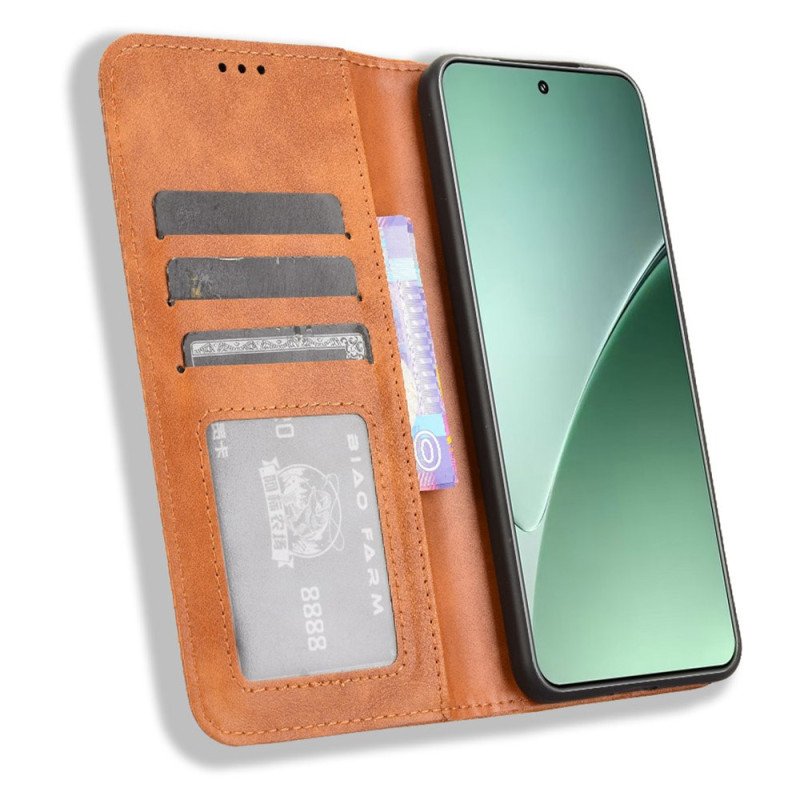 Folio-fodral Xiaomi 15 Telefonfodral Vintage Frieze