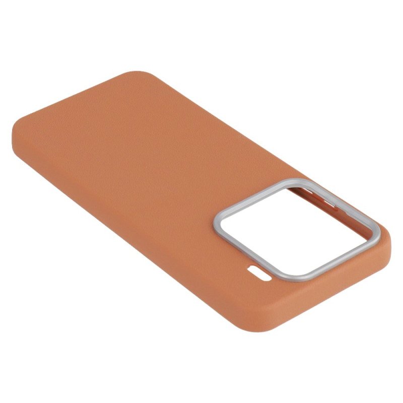 Skal För Xiaomi 15 Läderstruktur