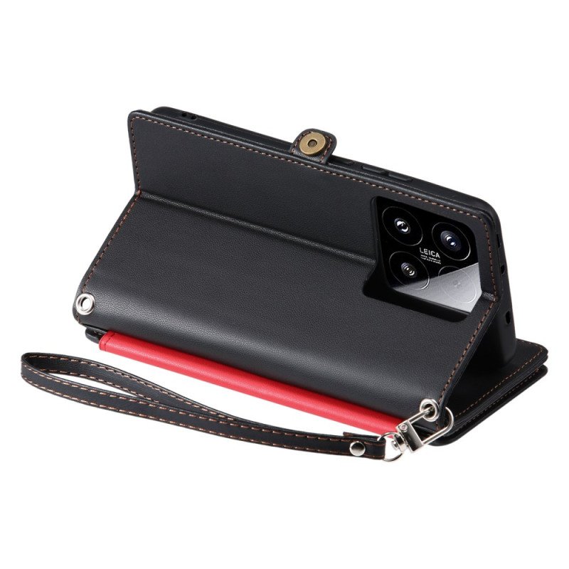 Skyddsfodral Xiaomi 15 Myntbörs Och 8 Kortfack