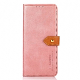 Läderfodral Huawei Nova 12s Telefonfodral Guldlås Khazneh