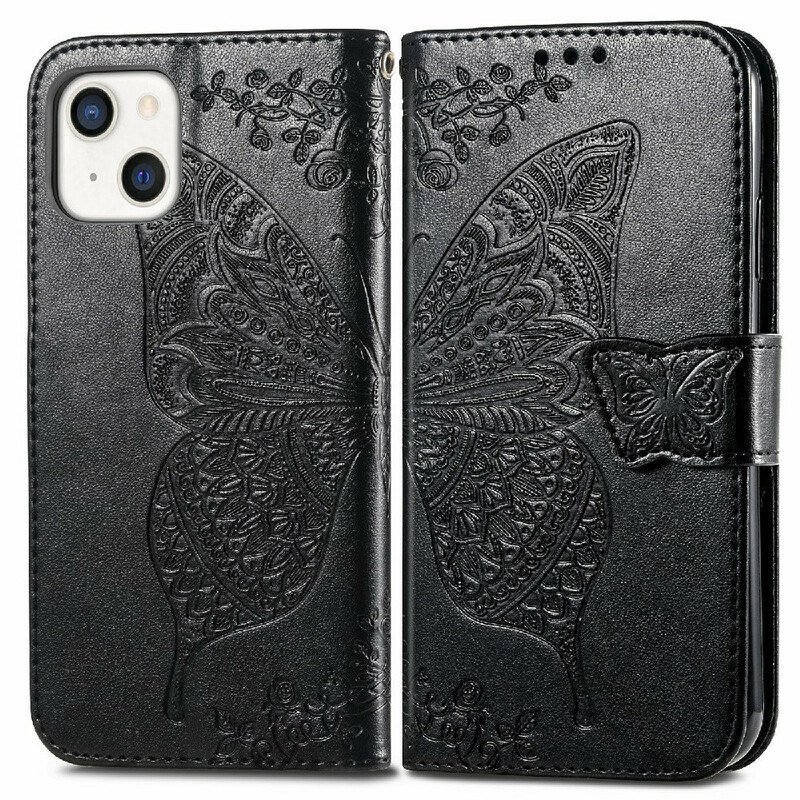 Fodral iPhone 13 Mini Halva Fjärilar