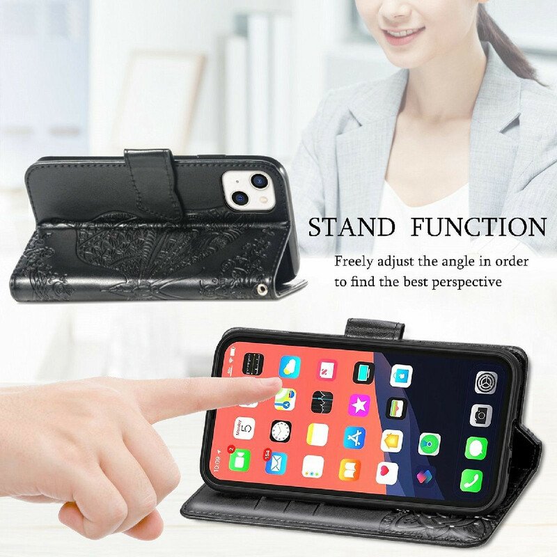 Fodral iPhone 13 Mini Halva Fjärilar