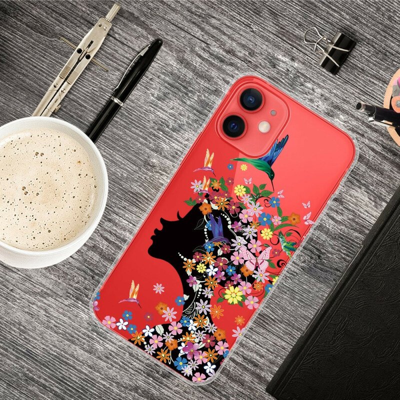 Skal iPhone 13 Mini Vackert Blomhuvud
