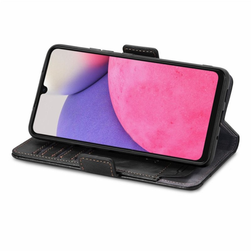 Folio-fodral Samsung Galaxy A33 5G Tvåfärgat Dubbellås