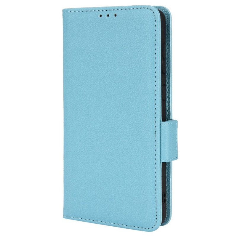 Läderfodral Samsung Galaxy A33 5G Traditionellt Litchi Konstläder