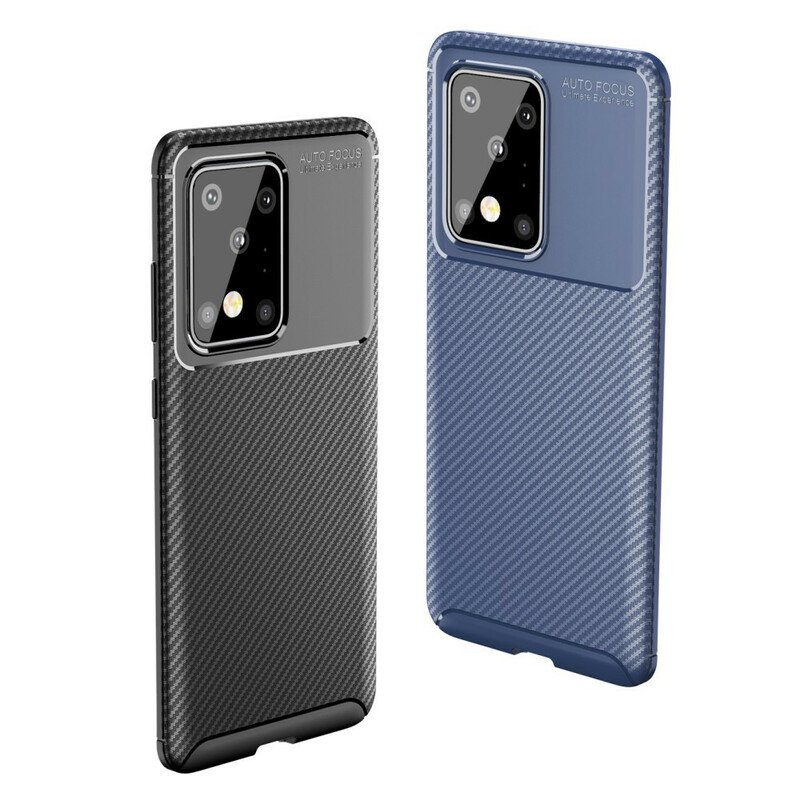 Skal Samsung Galaxy S20 Ultra Flexibel Kolfiberstruktur