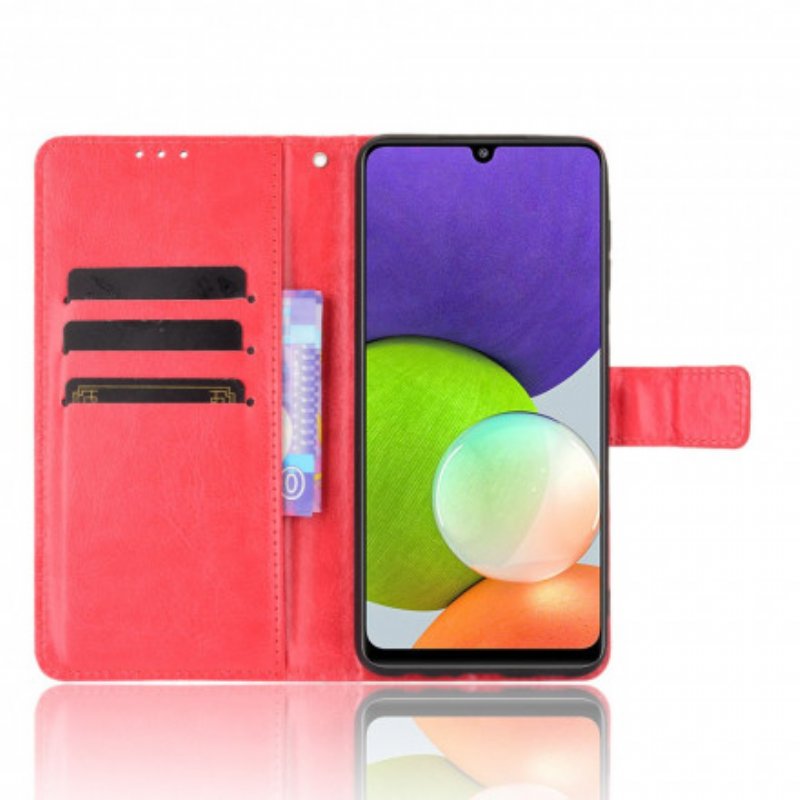 Fodral Samsung Galaxy A22 Flashig Konstläder