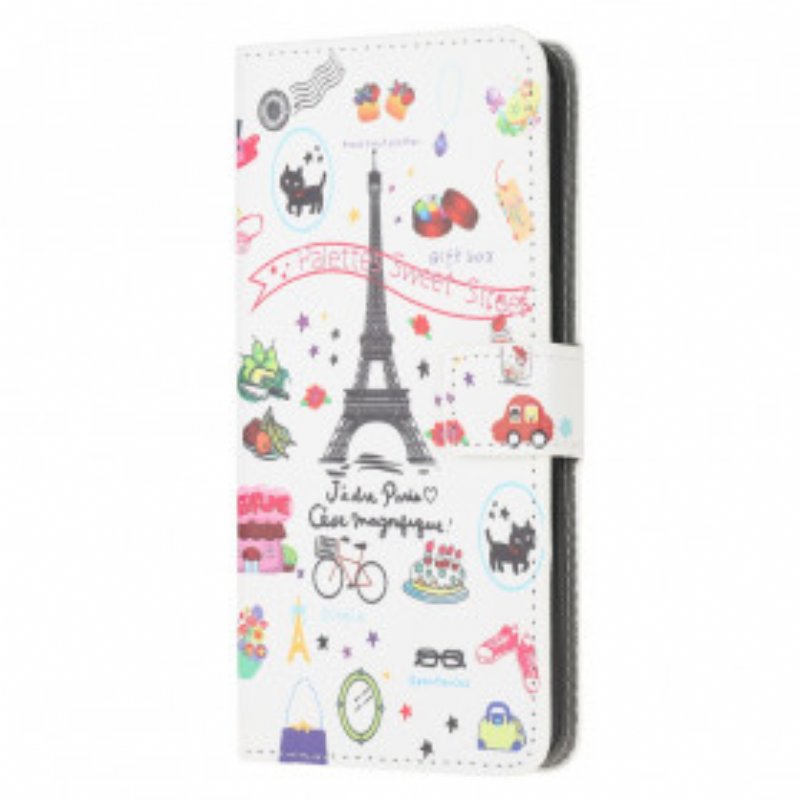 Fodral Samsung Galaxy A22 Jag Älskar Paris