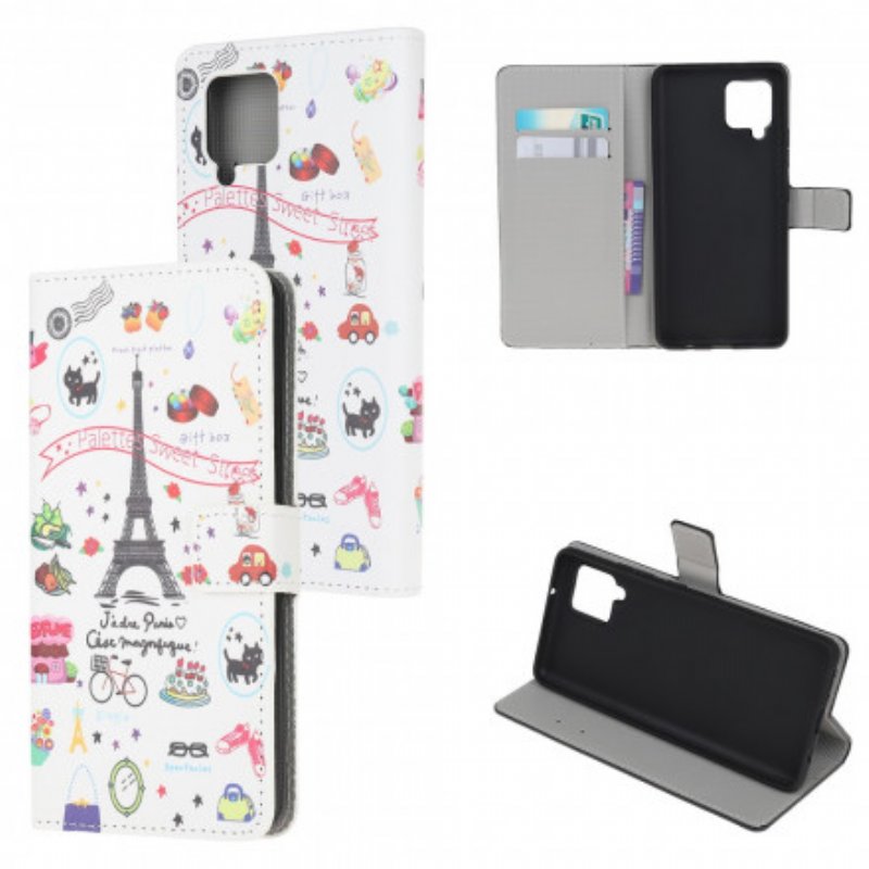 Fodral Samsung Galaxy A22 Jag Älskar Paris