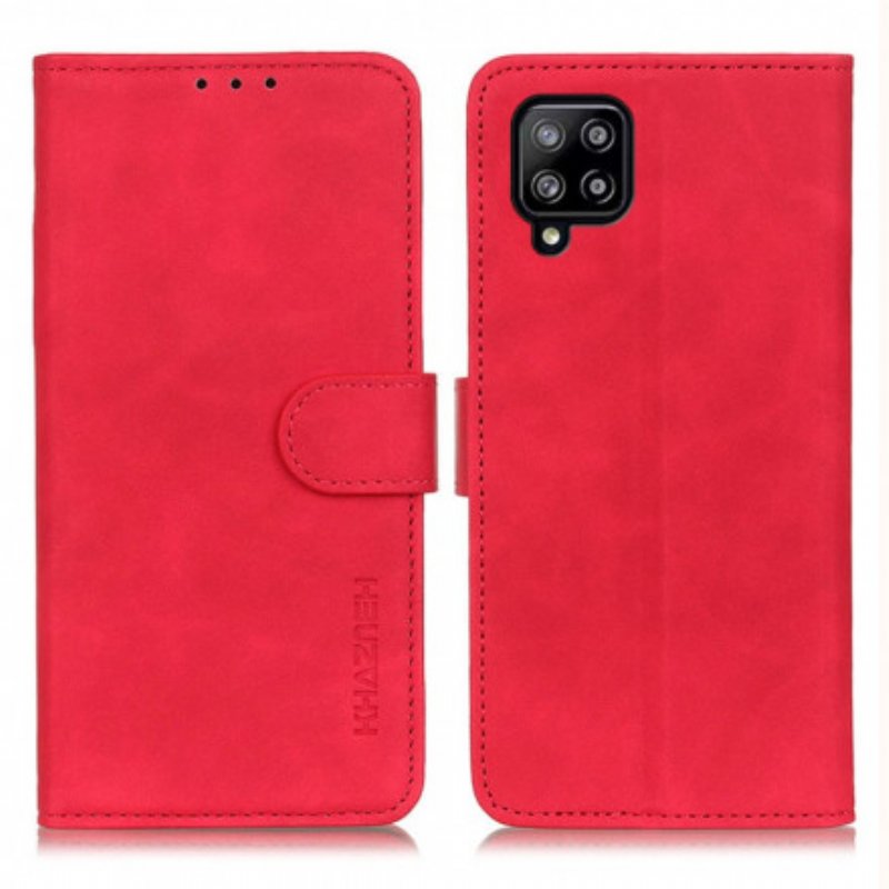 Fodral Samsung Galaxy A22 Vintage Matt Lädereffekt Khazneh