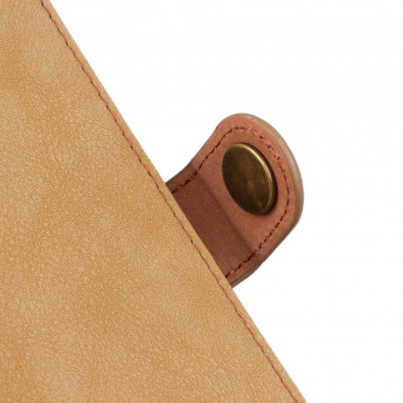 Folio-fodral Samsung Galaxy A22 Khazneh Retro Split Konstläder