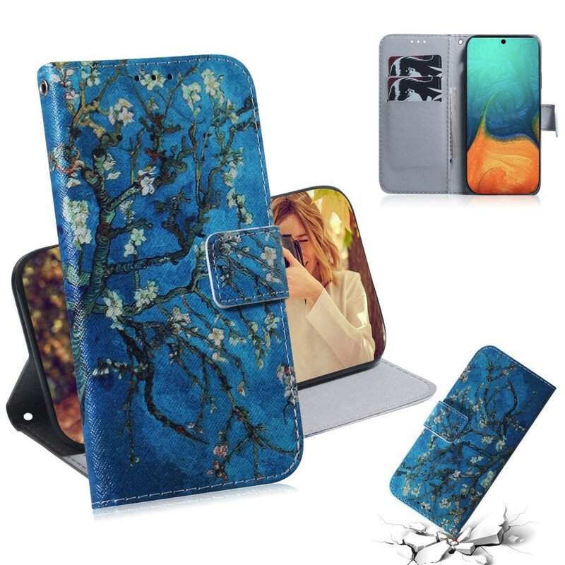 Fodral Samsung Galaxy A71 Blommande Trädgren