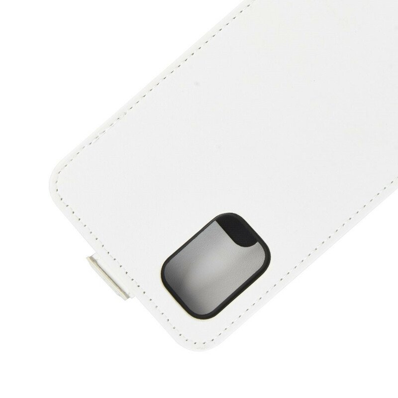 Fodral Samsung Galaxy A71 Folio-fodral Vikbar Lädereffekt