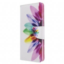 Folio-fodral Samsung Galaxy A71 Akvarell Blomma