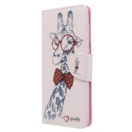 Folio-fodral Samsung Galaxy A71 Brainy Giraff
