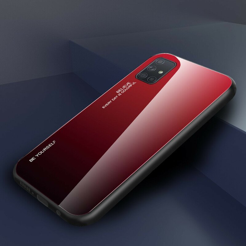 Skal Samsung Galaxy A71 Härdat Glas Var Dig Själv