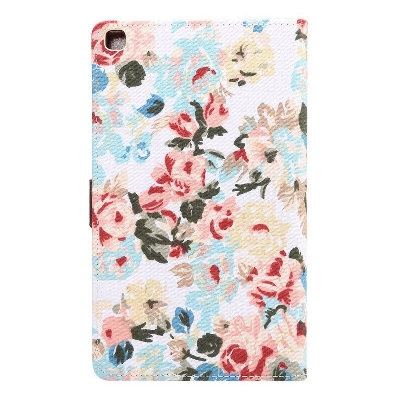 Folio-fodral Samsung Galaxy Tab A7 Lite Liberty Blommor