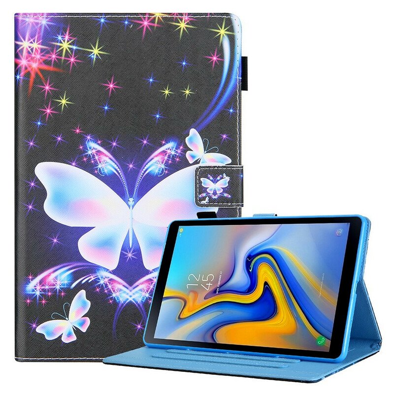 Folio-fodral Samsung Galaxy Tab A7 Lite Stjärnfjärilar