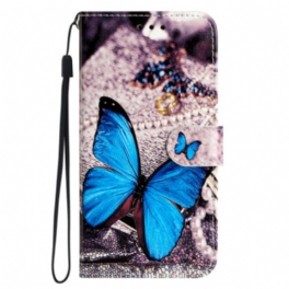 Fodral Xiaomi 14t Pro Blå Fjäril