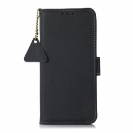 Läderskal Fodral Xiaomi 14t Pro Läder Rfid-blockering