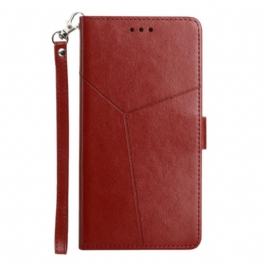 Fodral Sony Xperia 1 IV Med Kedjar Strappy Y-mönster