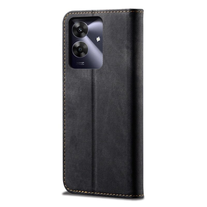 Folio-fodral Realme C61 Jeanstyg