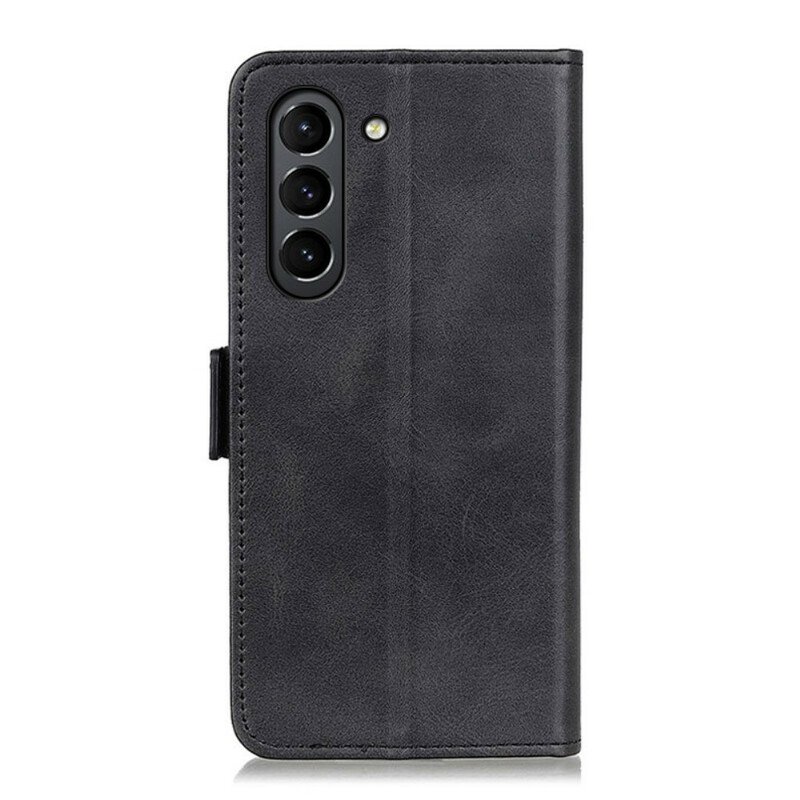 Fodral Samsung Galaxy S21 FE Folio-fodral Dubbel Klaff