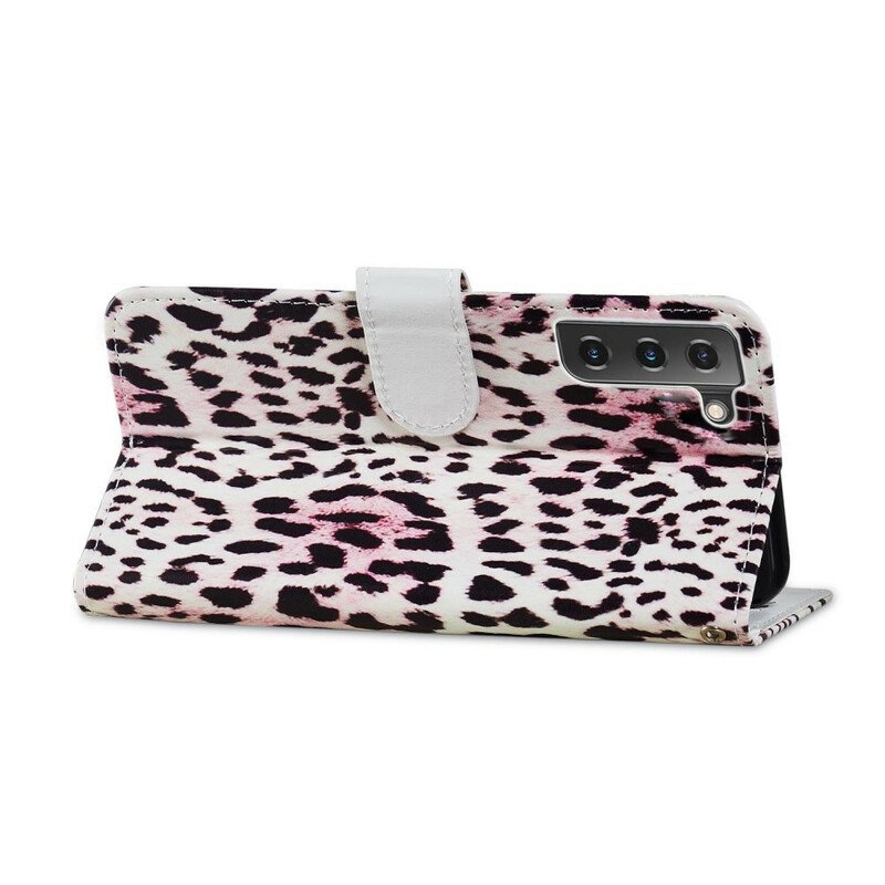 Fodral Samsung Galaxy S21 FE Leopardmönster