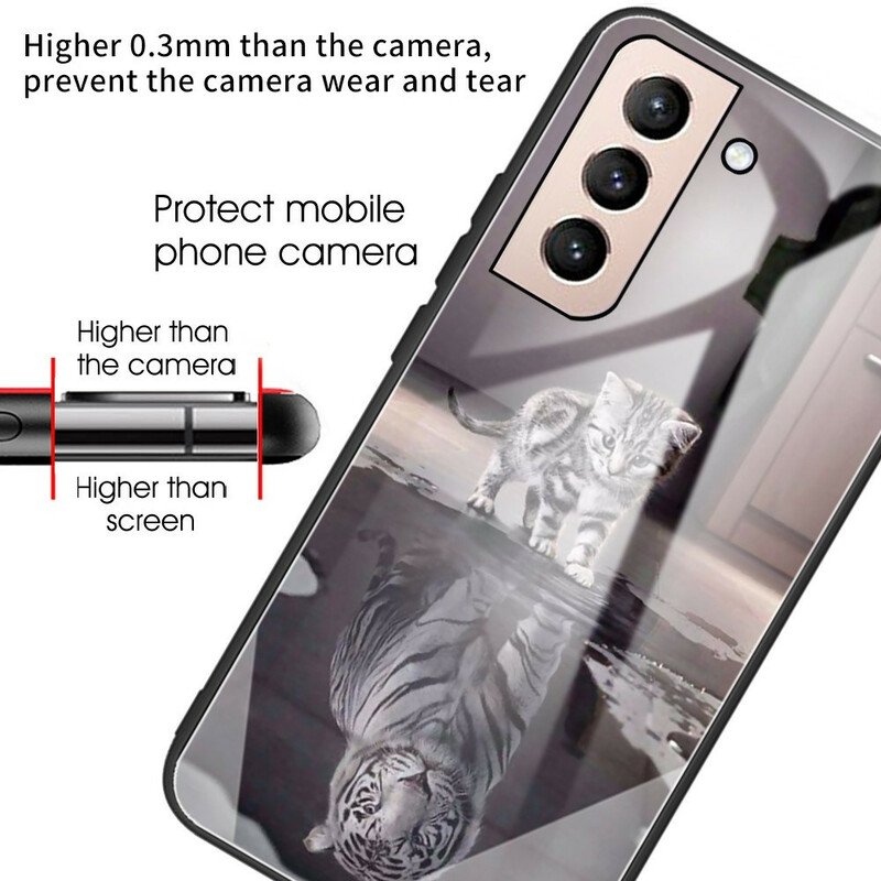Skal Samsung Galaxy S21 FE Härdat Glas Ernest The Tiger