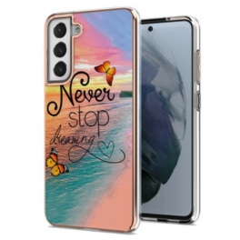 Skal Samsung Galaxy S21 FE Never Sto Dreaming Butterflies