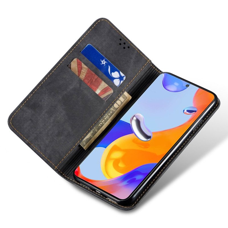 Folio-fodral För Xiaomi Redmi Note 14s Denimtyg