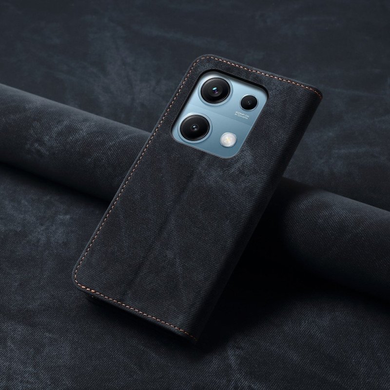 Folio-fodral För Xiaomi Redmi Note 14s Denimtyg