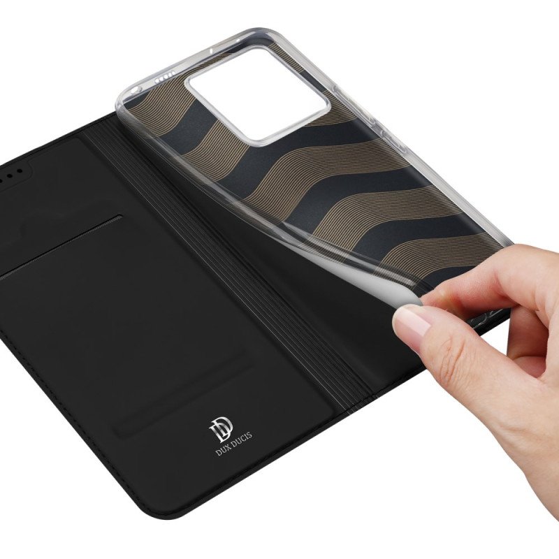 Folio-fodral För Xiaomi Redmi Note 14s Skin Pro Series Dux Duci