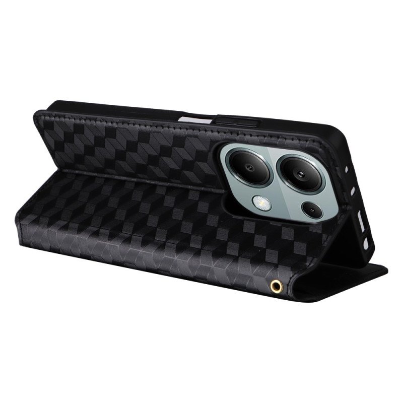 Folio-fodral Xiaomi Redmi Note 14s Diamantmönster