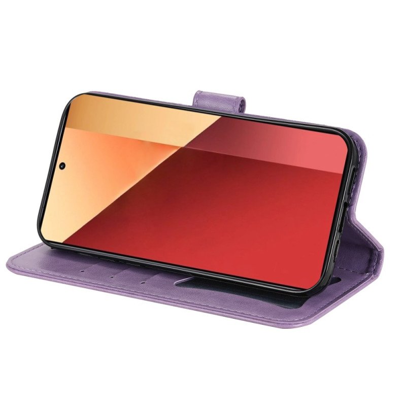 Läderskal Fodral Xiaomi Redmi Note 14s Mandala-tryck