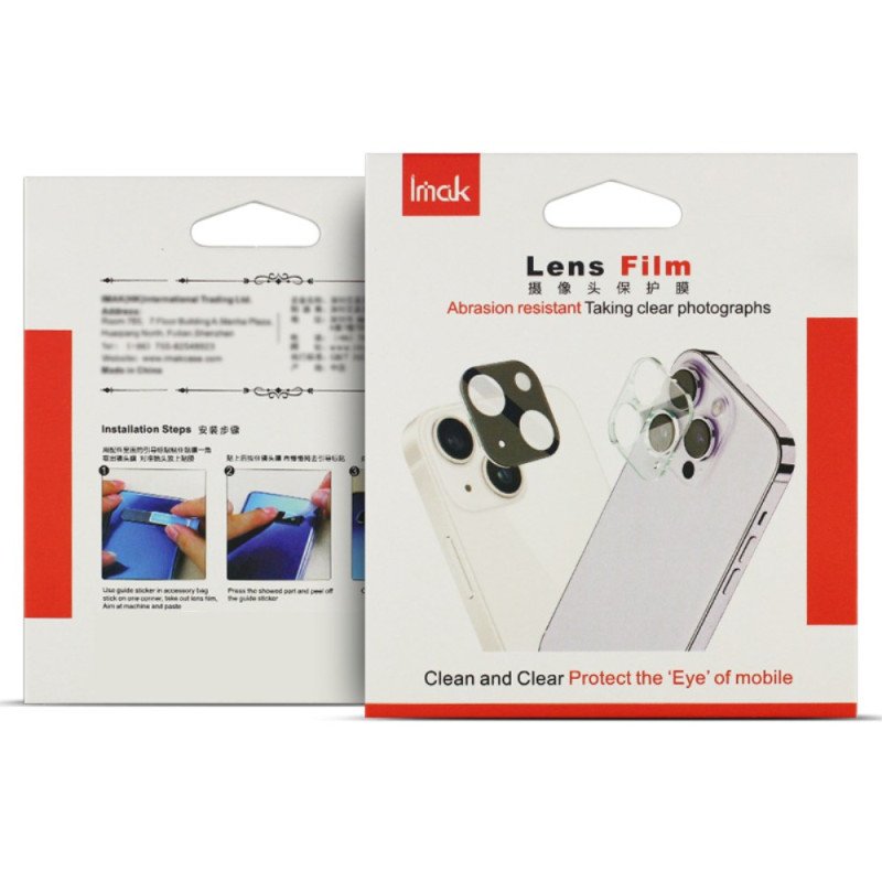 Linsskydd I Härdat Glas För Xiaomi Redmi Note 14s (svart Version)