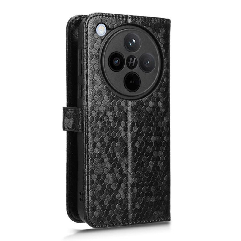 Fodral För Oppo Find X8 Glänsande Remprickar