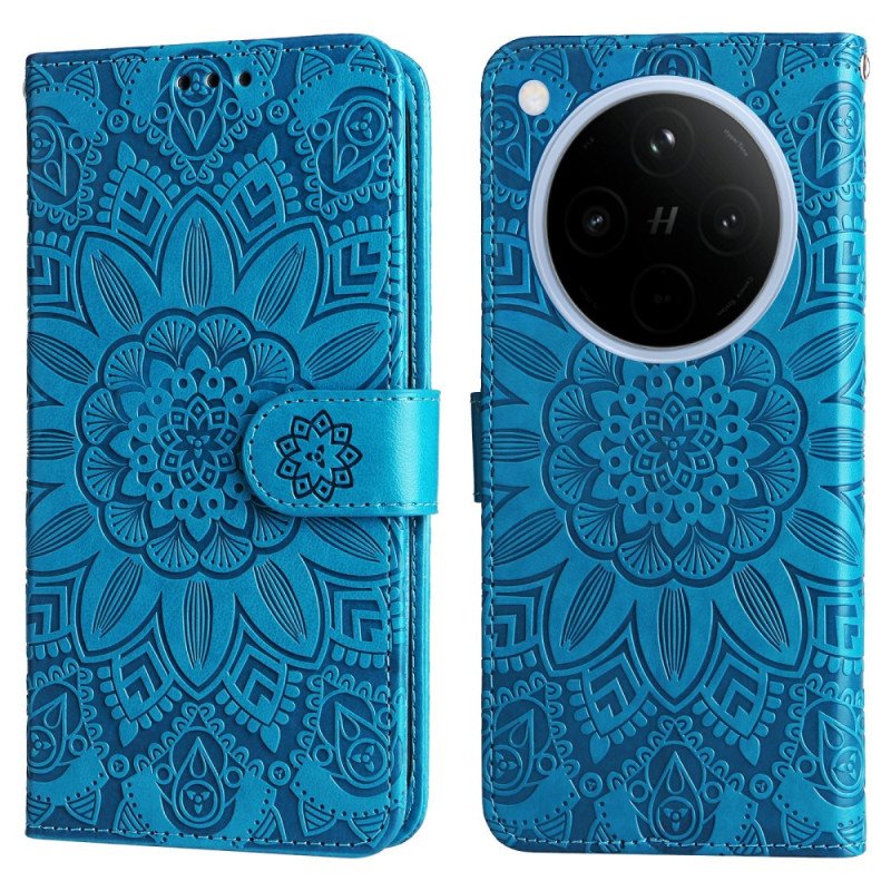 Fodral För Oppo Find X8 Solrosmönster