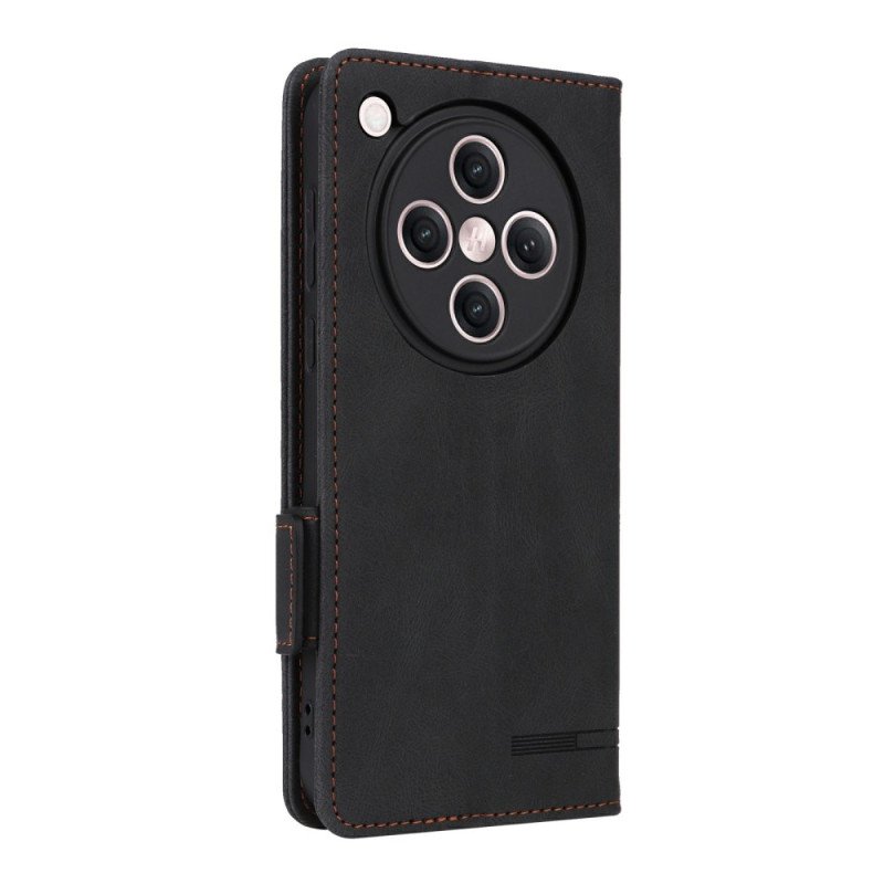 Fodral Oppo Find X8 Vintage Mockaeffekt